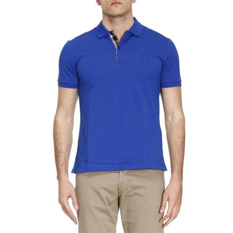 royal blue Burberry shirt